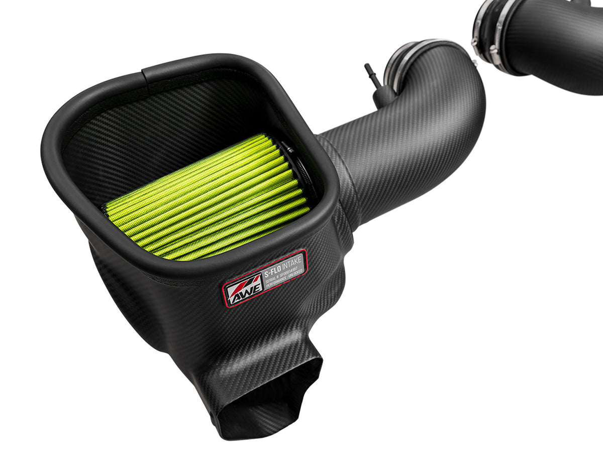 AWE 24-26 Ford S650 Mustang GT/Dark Horse S-FLO Carbon Intake - 2660-15650 for 2024-2026 Ford Mustang - alternate view