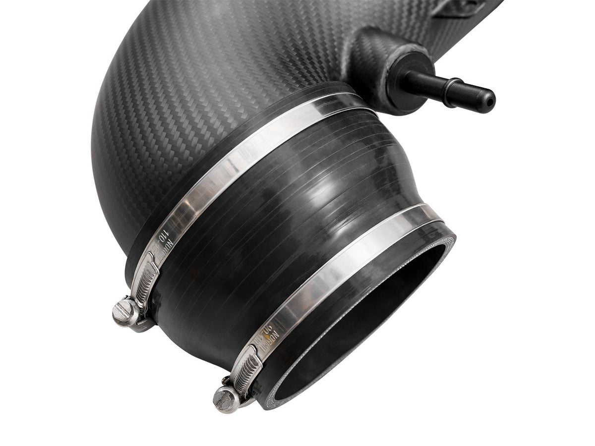 AWE 24-26 Ford S650 Mustang GT/Dark Horse S-FLO Carbon Intake - 2660-15650 for 2024-2026 Ford Mustang - rear view