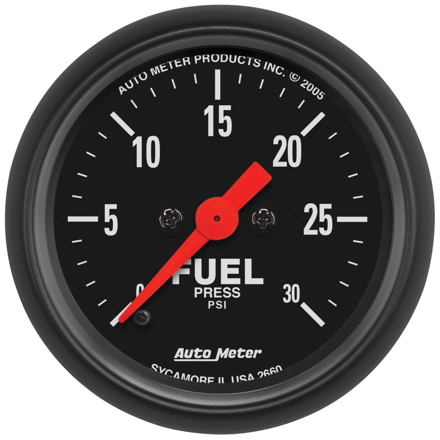 Autometer 2 1/16in 0-30 PSI Fuel Pressure Gauge Digital Stepper Motor Z Series - 2660