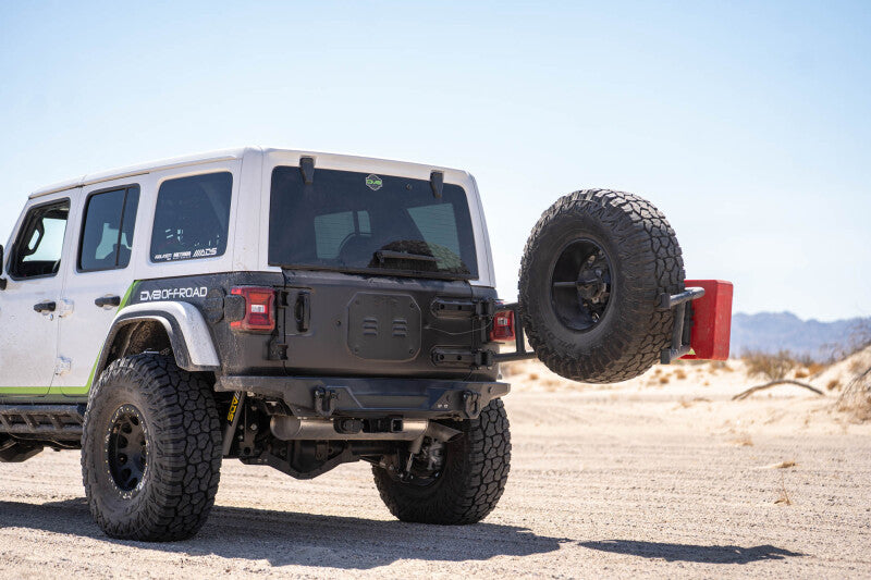 DV8 18-25 Jeep Wrangler JL Body Mounted Tire Carrier - TCJL-14