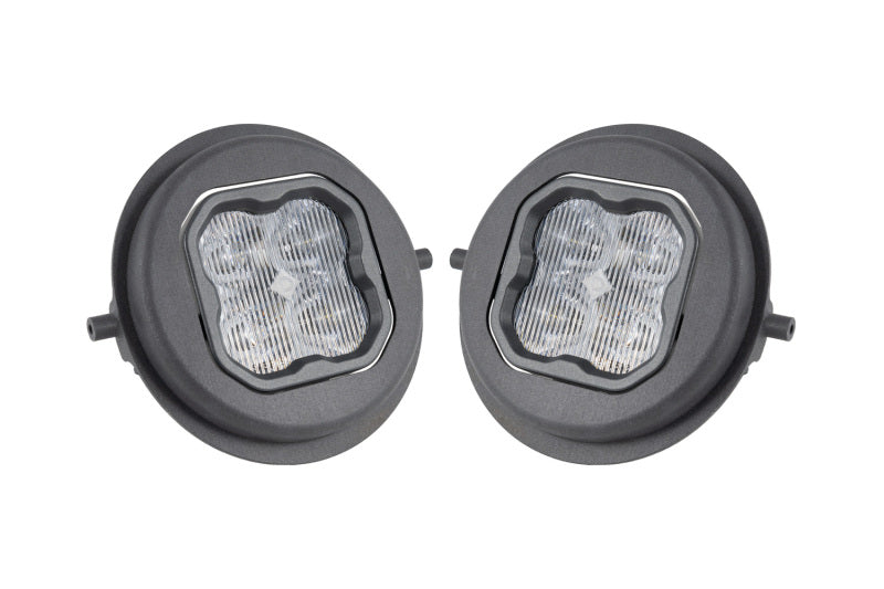 Diode Dynamics SS3 Sport Type Sierra 2003 Kit ABL White SAE Fog - DD8463 for 2003-2006 GMC Sierra 2500 - angle view