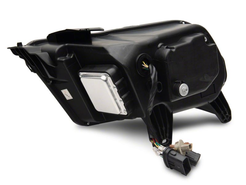 Raxiom 10-12 Ford Mustang w/ Factory Halogen LED Projector Headlights- Blk Housing (Clear Lens) - 422461