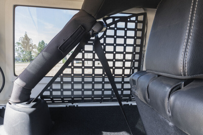 DV8 Offroad 07-18 Jeep Wrangler JK 4-Door Pocketed Rear Window Molle Panels - MPJK-02