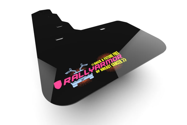 Rally Armor 15-17.5 MKVII VW Golf R Black Mud Flap BCE Logo - MF40-BCE24-BLK-PK by Rally Armor - front view