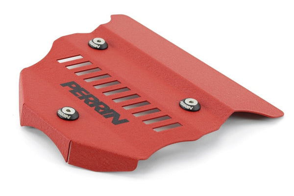 Perrin 2022+ Subaru BRZ / Toyota GR86 Engine Cover - Red Wrinkle - PSP-ENG-162RD by Perrin Performance - front view