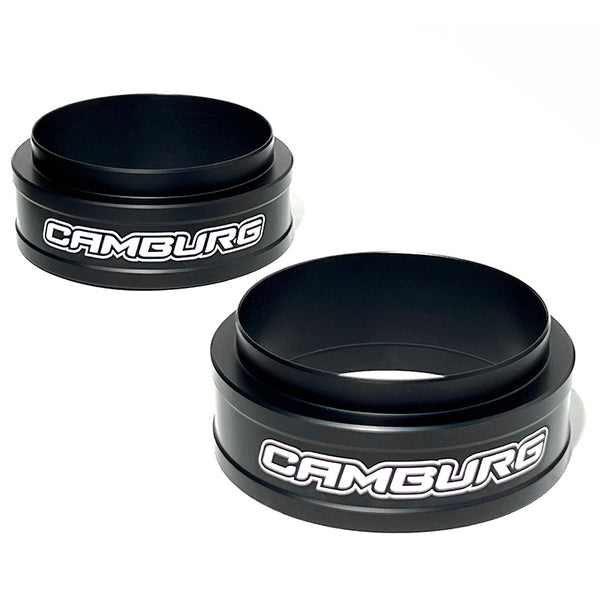Camburg Ford Raptor 21-23 1.5in Front Spring Preload Spacer Kit (Black) - CAM-110227-BLK for 2021-2025 Ford F 150 - front vie