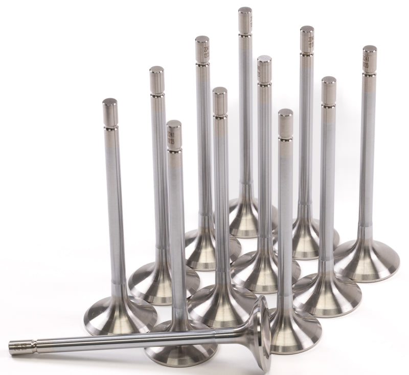 GSC P-D Nissan VR30DDTT 28.5mm Head STD 97.5mm Long Exhaust Valve - Set of 12 - 2241-12