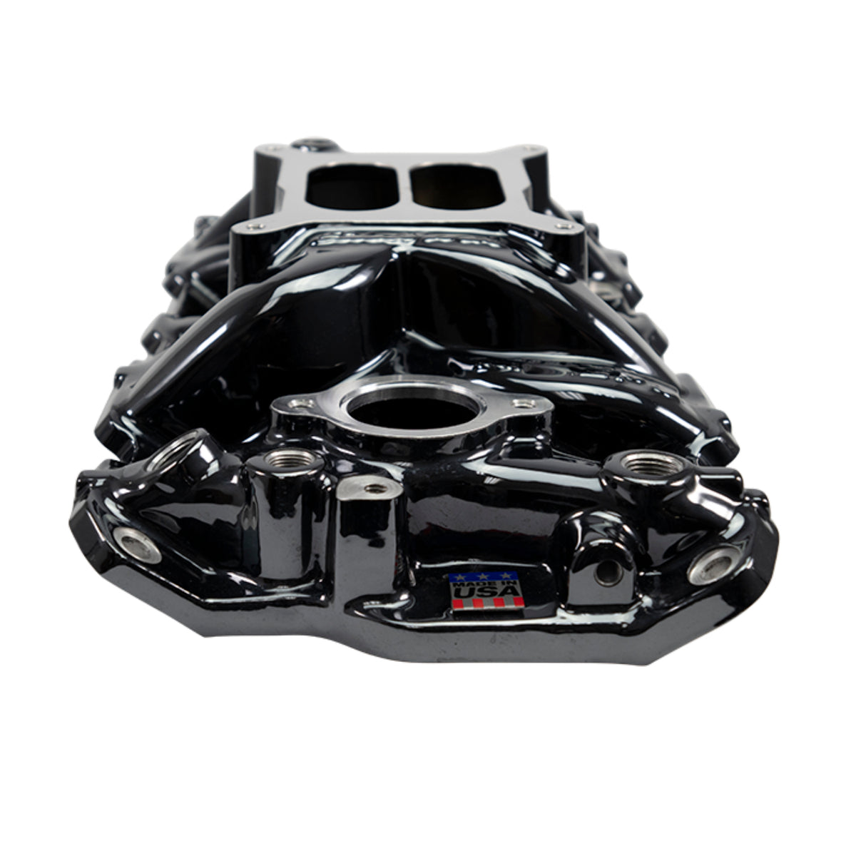 Edelbrock 55-86 Chevy SB Performer EPS Intake Manifold - Black Plasma Finish - 2701-BP