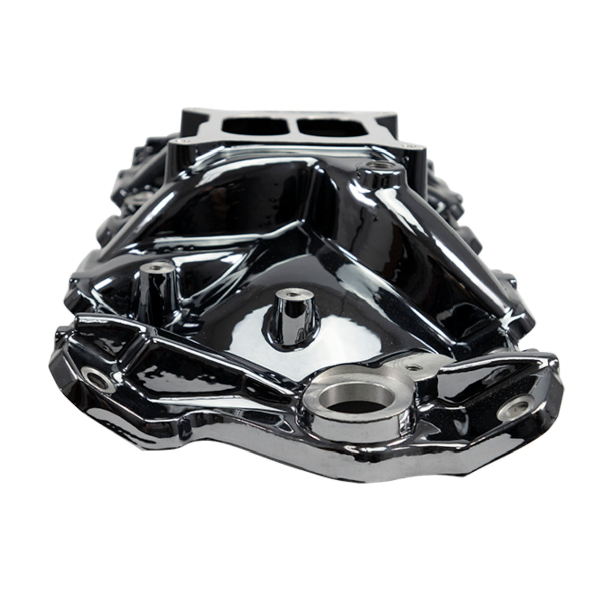 Edelbrock 55-86 Chevy SB Performer EPS Intake Manifold - Black Plasma Finish - 2701-BP