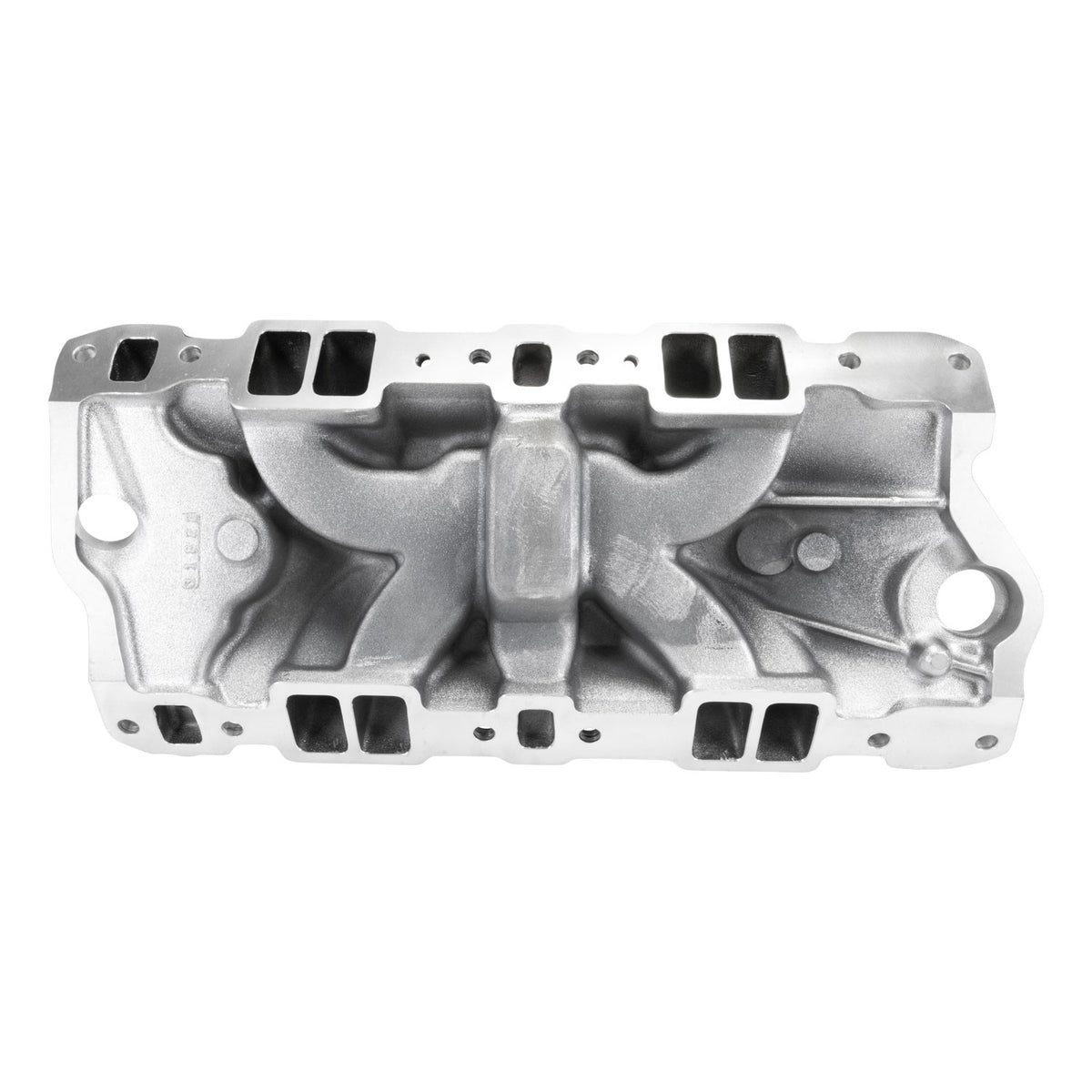 Edelbrock Chevy SB Performer EPS Intake Manifold w/ Oil Fill Tube - Chrome Plasma - 2703-CP