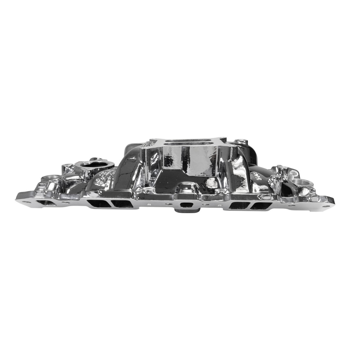 Edelbrock Chevy SB Performer EPS Intake Manifold w/ Oil Fill Tube - Chrome Plasma - 2703-CP