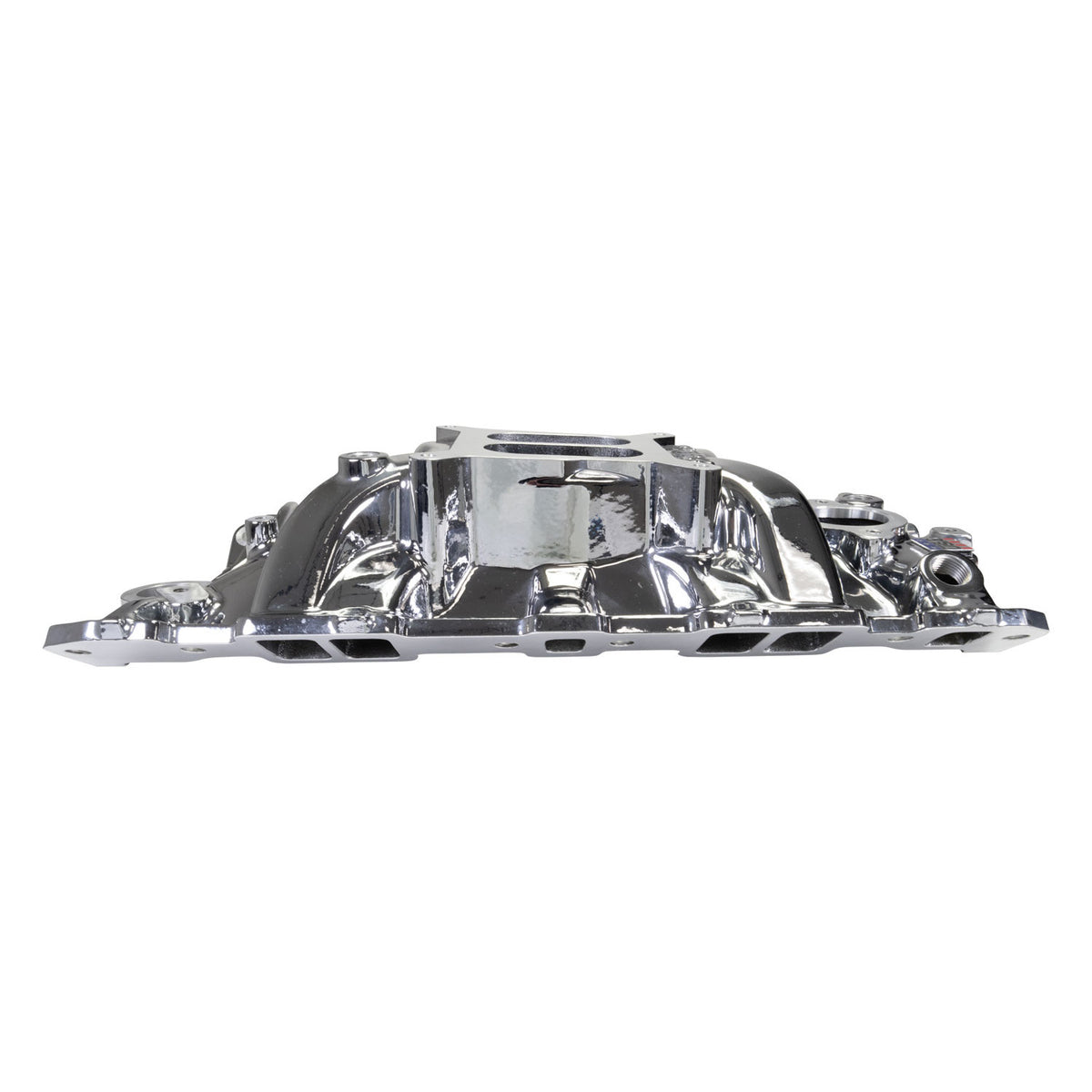 Edelbrock Chevy SB Performer EPS Intake Manifold w/ Oil Fill Tube - Chrome Plasma - 2703-CP