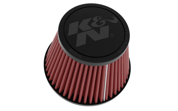 K&N Universal Clamp-on Air Filter 2in Flange ID 5-3/16in Base 3-1/2in Top 3-11/16in Height w/ Vent - RU-9920 by K&N Engineeri
