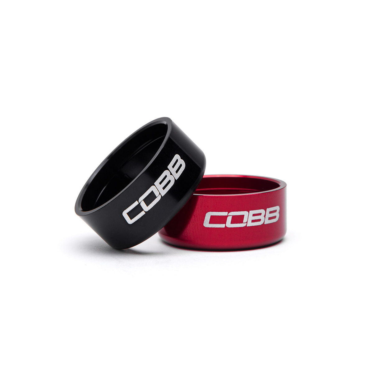 Cobb Mazda 6-Speed Tall Weighted COBB Shift Knob - White (Incl. Both Red + Blk Collars) - 271360-W