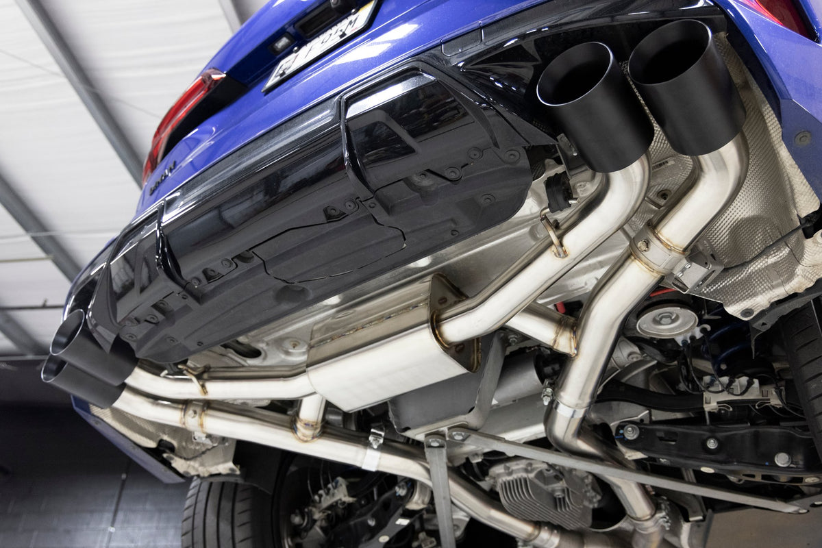 Dinan - Valved Axle-Back Exhaust - 2020-2026 BMW X5M/X6M - D660-0090-BLK