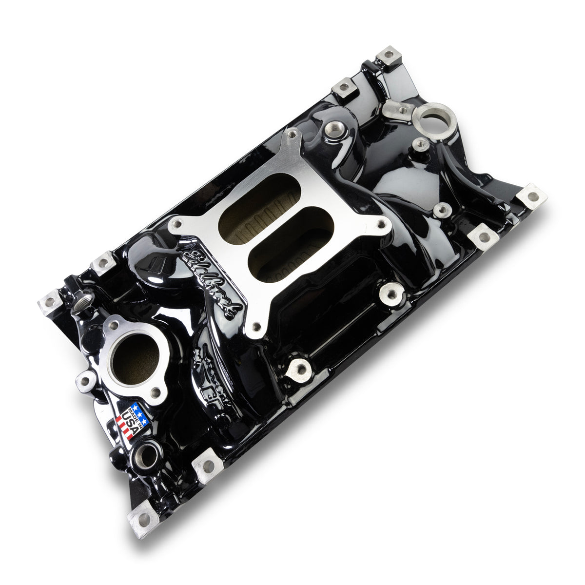 Edelbrock Chevy Vortec SB Performance EPS Manifold - Black Plasma Finish - 2716-BP