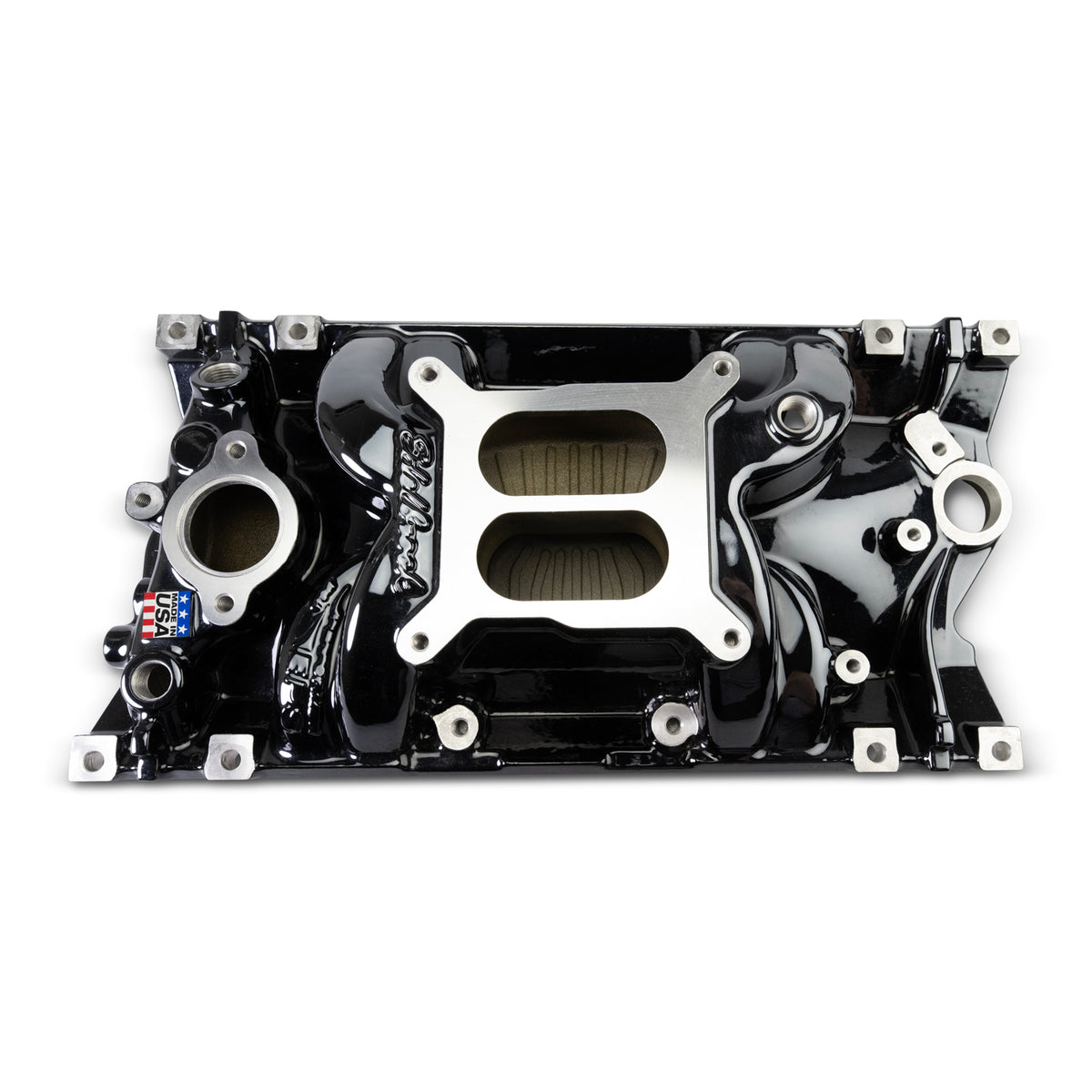 Edelbrock Chevy Vortec SB Performance EPS Manifold - Black Plasma Finish - 2716-BP