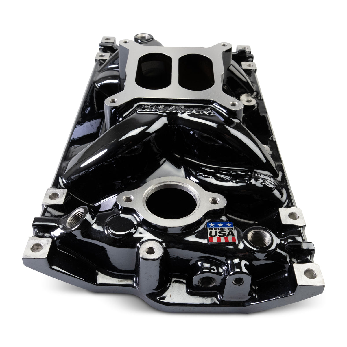 Edelbrock Chevy Vortec SB Performance EPS Manifold - Black Plasma Finish - 2716-BP