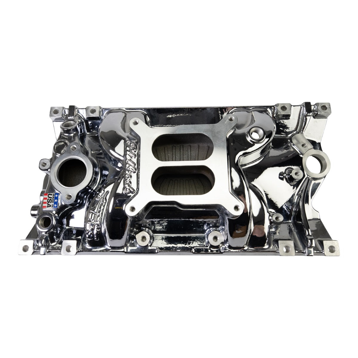 Edelbrock Chevy Vortec SB Performance EPS Manifold - Chrome Plasma Finish - 2716-CP