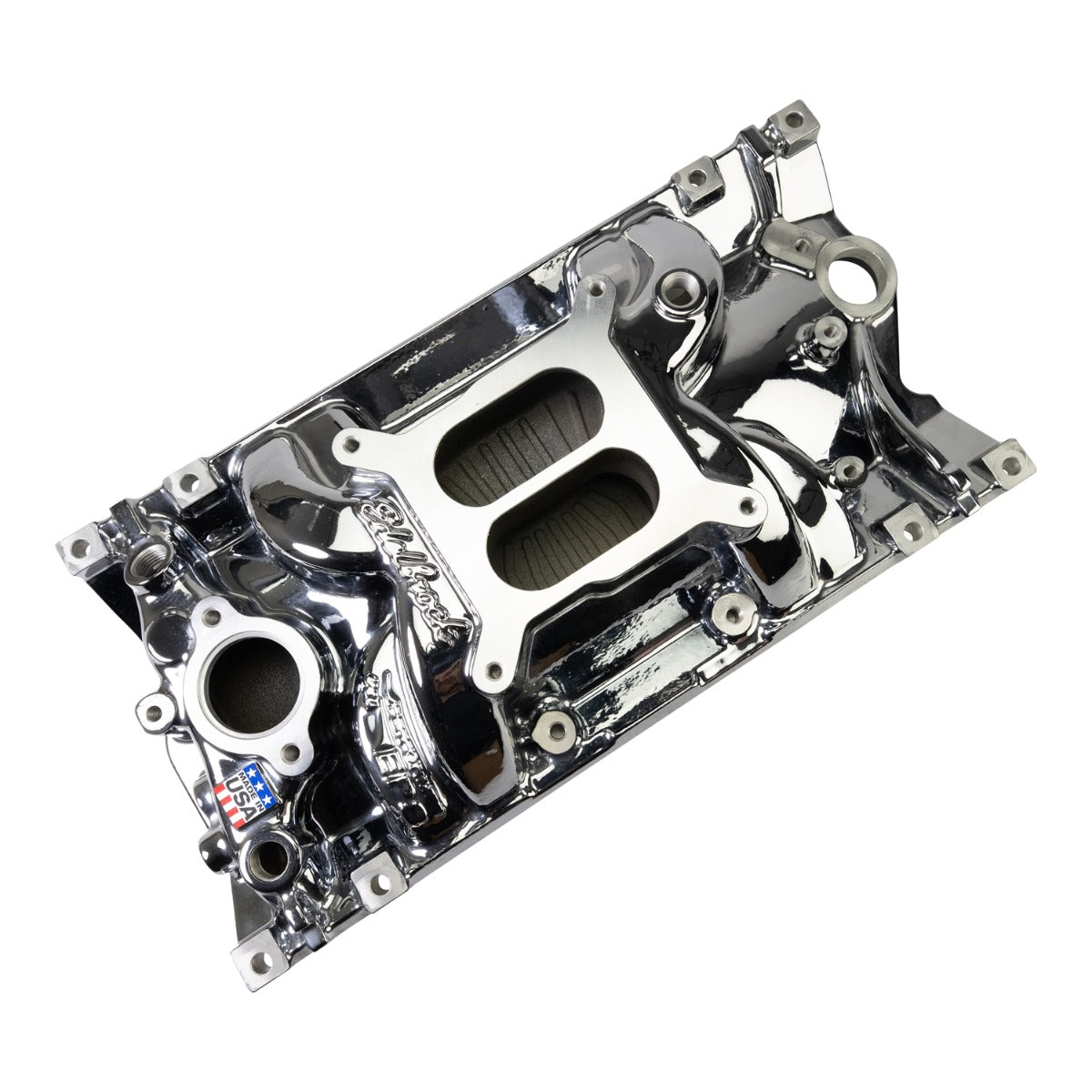 Edelbrock Chevy Vortec SB Performance EPS Manifold - Chrome Plasma Finish - 2716-CP