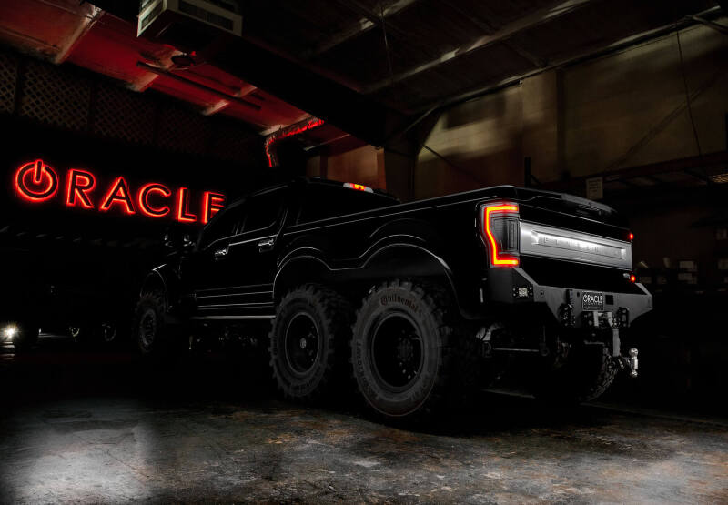 Oracle Lighting 17-22 Ford F-250/350 (Black Series) Flush Mount LED Tail Lights SEE WARRANTY - 5896-504-T