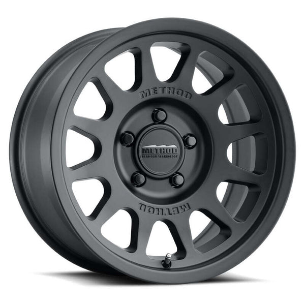 Method MR703 17x9 / -12mm Offset / 130.81mm Bore / 8x6.5 BP / 4.8in BS - Matte Black Wheel - MR70379080512N by Method Wheels