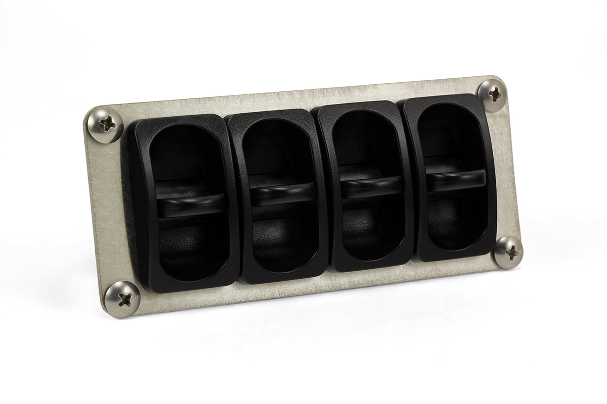 Air Lift 4-Way Manual Control System 100% Duty 1/4in Line 4 Gal. Tank. - 27666