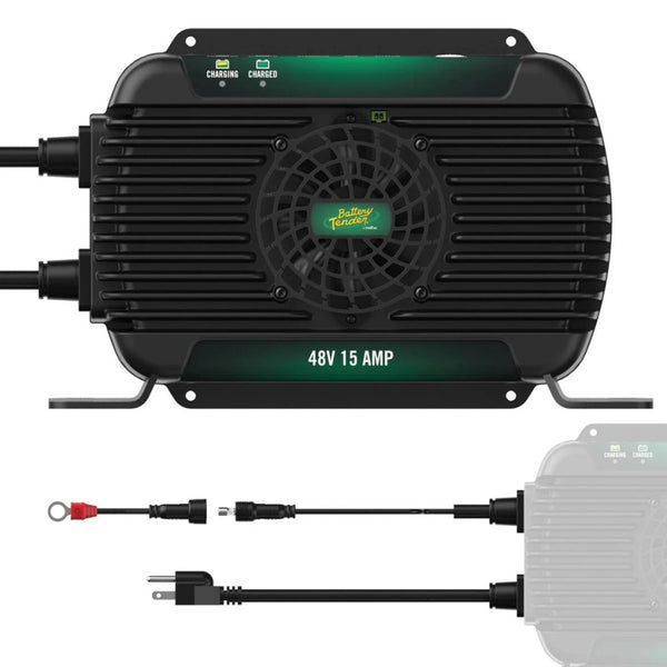 Battery Tender Power Plus 48V 15A Battery Charger & Maintainer - 022-2014-DL-WH - front view