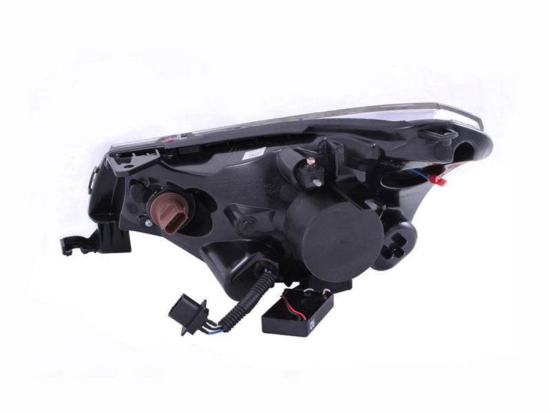 ANZO 2008-2011 Ford Focus Projector Headlights Black - 121272