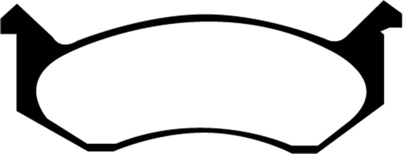 EBC 96-97 Dodge Ram Van B1500 Ultimax2 Front Brake Pads - UD269 for 1996-1997 Dodge B1500 - angle view