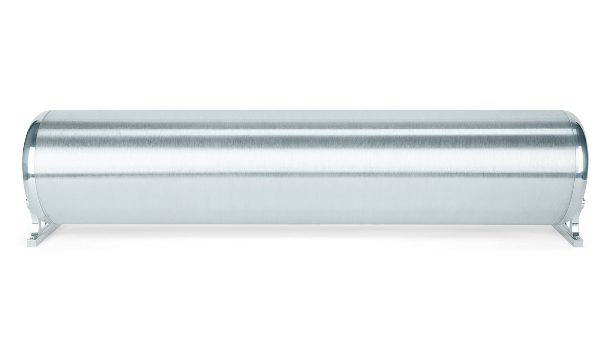 Air Lift 28in FLO Tank w/ Viair 444c Compressor (Incl. Fittings & Tank Mounting Hardware) - 27764