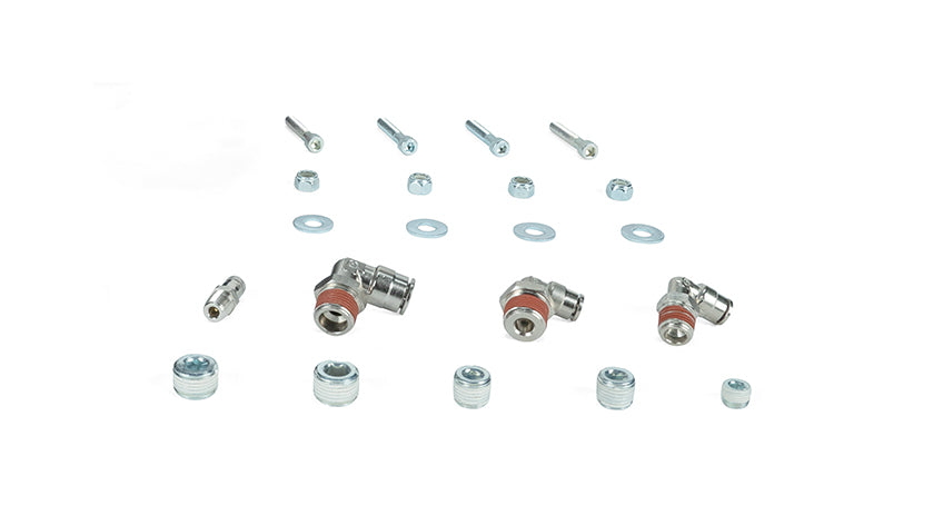 Air Lift 28in FLO Tank w/ Viair 444c Black Compressor (Incl. Fittings & Tank Mounting Hardware) - 27769