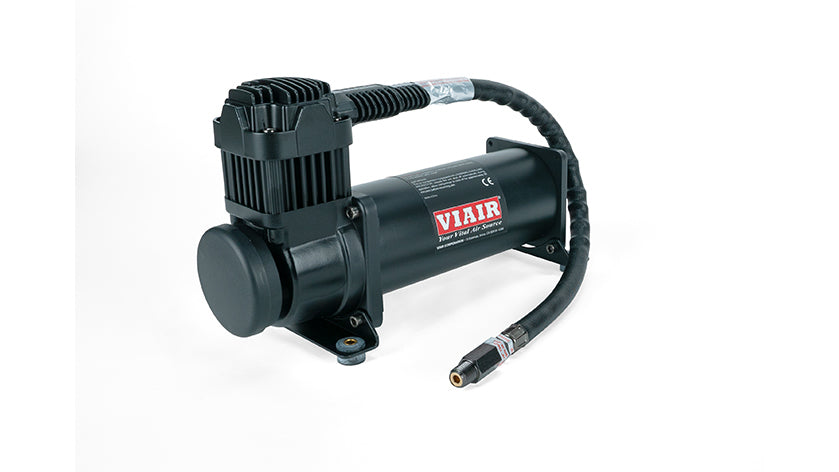 Air Lift 2.5 Gal. Polished Tank w/ Viair 444b Blk Compressor (Incl. Fittings & Mounting Hardware) - 27805
