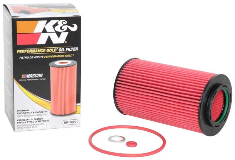 K&N Performance Gold Oil Filter for Hyundai/Kia V6 06-08 Azera/Sonata/Sedona/07-08 Santa Fe - HP-7022 for 2006-2010 Hyundai S