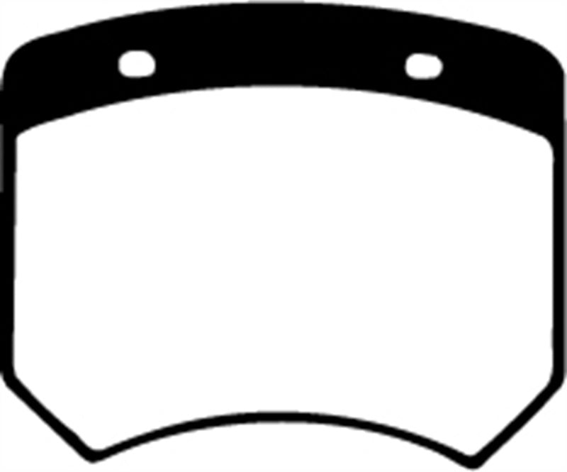 EBC 03-04 Morgan Aero 8 4.4 Redstuff Rear Brake Pads - DP3102C for 2004 Morgan Aero 8 - front view