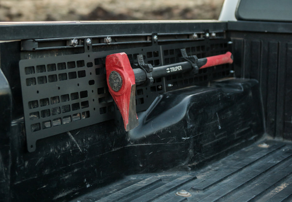 Cali Raised 05-23 Toyota Tacoma Bed Molle System - Rear Panel Both Sides - CR3116 - front view