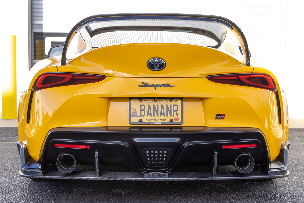 Dinan - Valved Cat-Back Exhaust - 2020-2026 Toyota GR Supra 3.0 - D660-0096-BLK