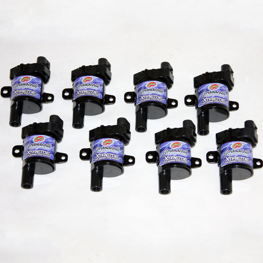 Granatelli 97-12 GM LS 4.8L/5.3L Trucks/SUV Cylindrical Pro Series Xtreme Coil Packs - 28-1680CP