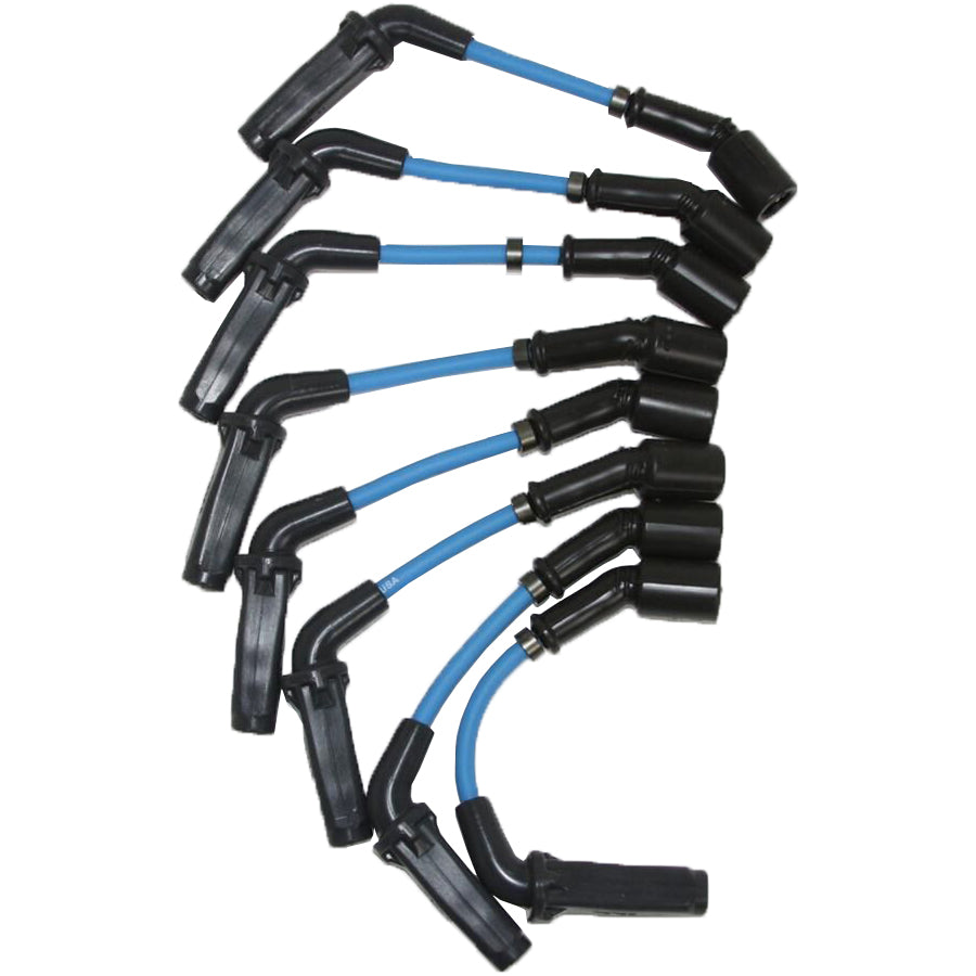 Granatelli 99-23 GM 6.0L/6.2L LS2/LS3/LSA/LS7/LS9 Hi-Perf Coil-Near-Plug Wire Conn Kit - Blue - 28-1811S