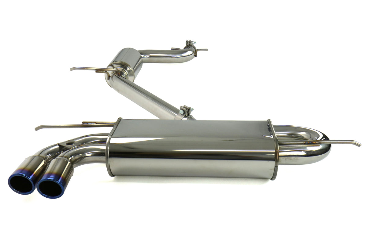 Invidia 05-08 VW Golf GTI Q300 Rolled Titanium Tip Cat-Back Exhaust - HS05GF5G3T