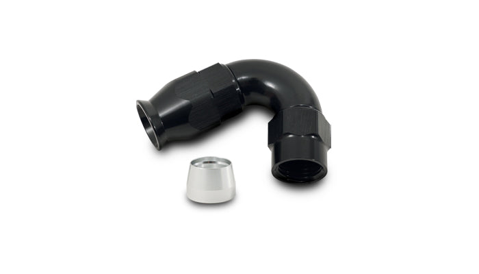 Vibrant -4AN 120 Degreeree Hose End Fitting for PTFE Lined Hose - 28204
