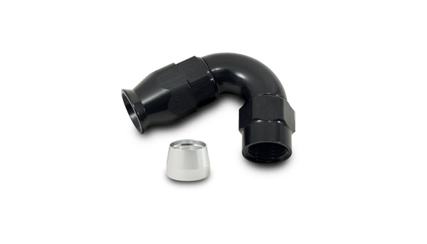 Vibrant -12AN 120 Degree Hose End Fitting for PTFE Lined Hose - 28212