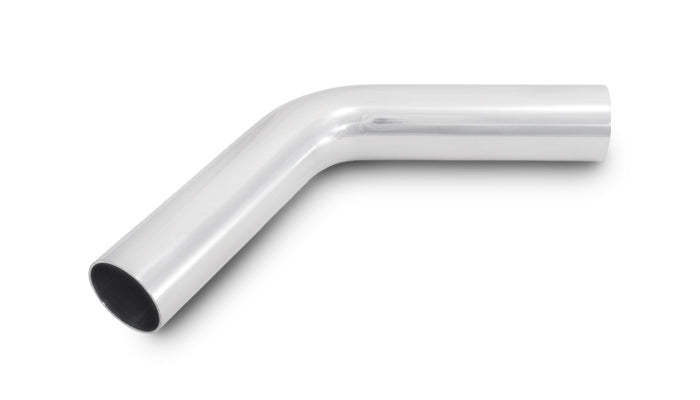 Vibrant 3.5in O.D. Universal Aluminum Tubing (60 degree Bend) - Polished - 2821
