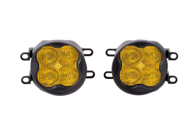 Diode Dynamics SS3 Sport Type B Kit ABL - Yellow SAE Fog - DD6997 for 2006-2024 Toyota RAV4 - front view