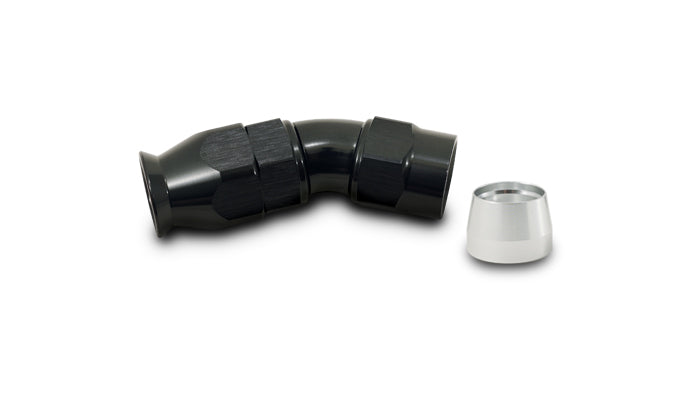 Vibrant -8AN 30 Degree Hose End Fitting for PTFE Lined Hose - 28308