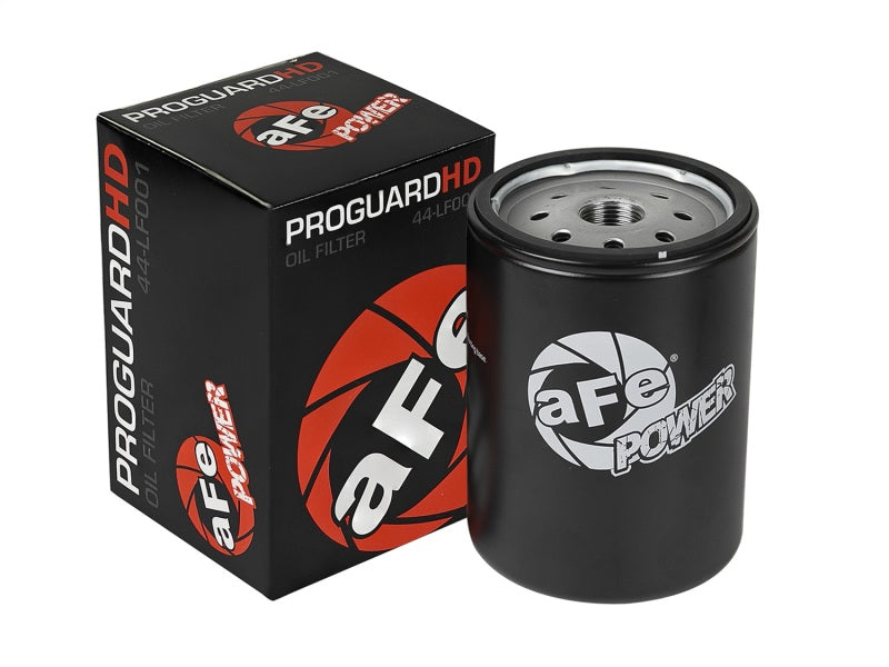 aFe ProGuard D2 Fluid Filters Oil for 01-17 GM Diesel Trucks V8-6.6L (4 Pack) - 44-LF001-MB