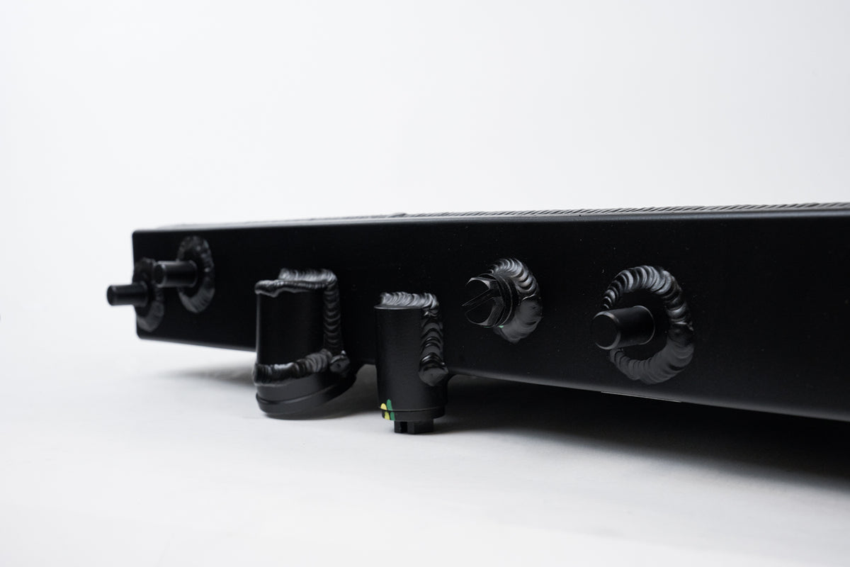 CSF 92-00 Honda Civic w/K-Swap V3 Radiator - Black Finish - 2850KB