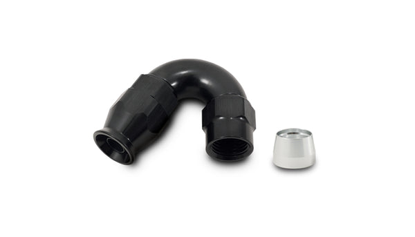 Vibrant 150 Degree High Flow Hose End Fitting for PTFE Lined Hose -12AN - 28512