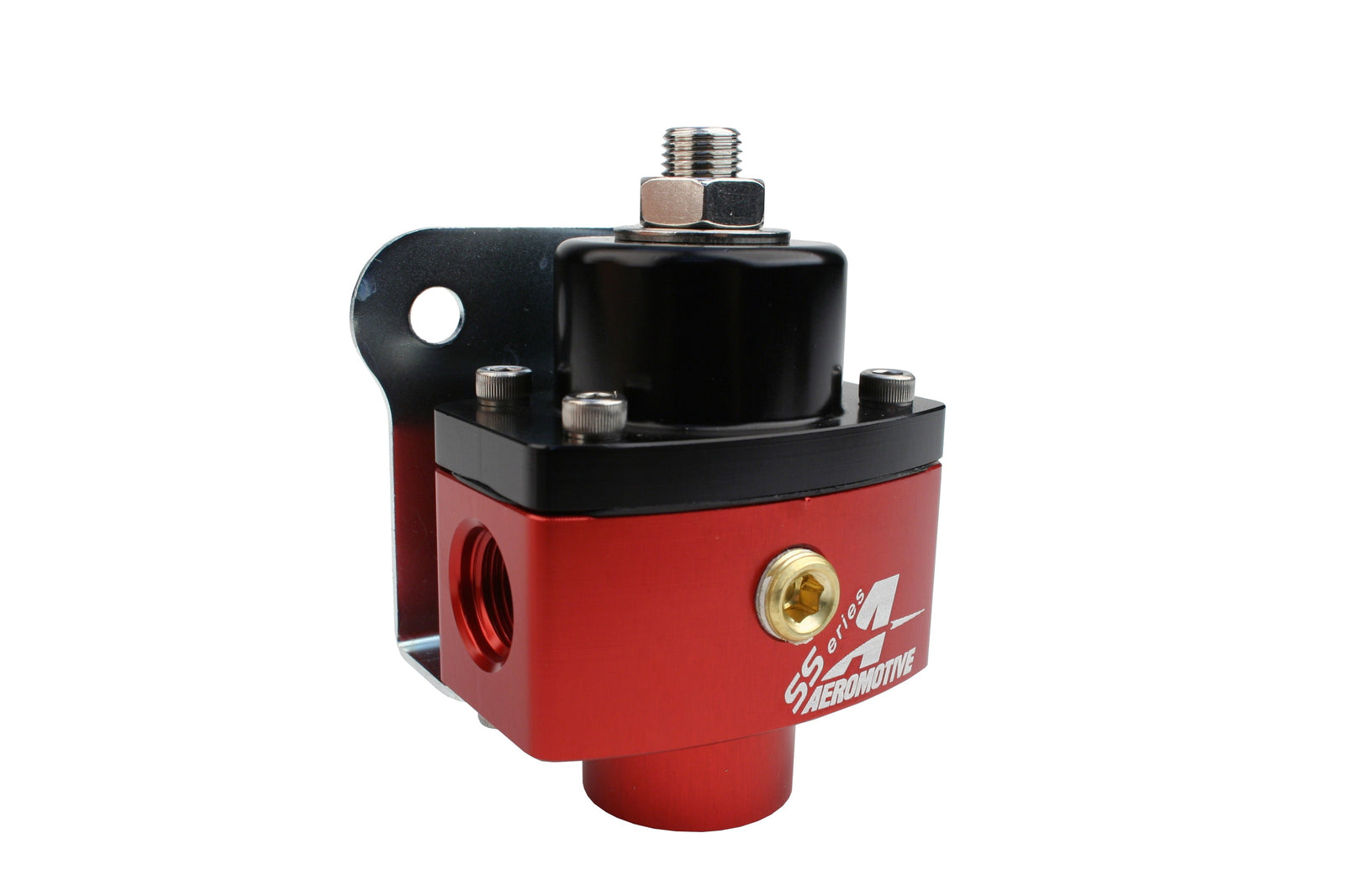 Aeromotive Carbureted Adjustable Regulator - Billet 2-Port AN-6 - 13201