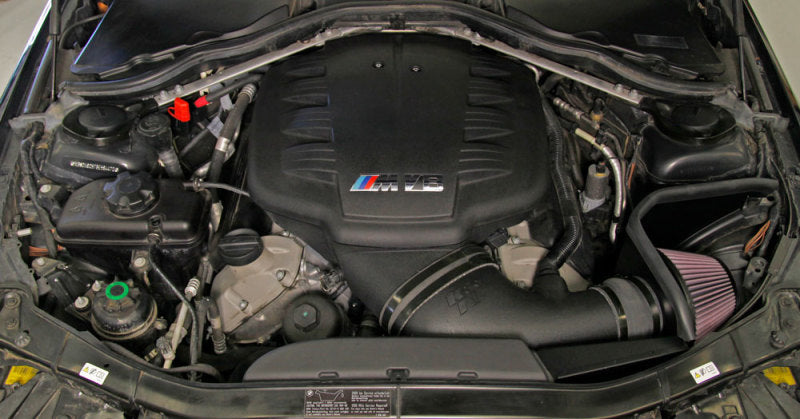 K&N 08-13 BMW M3 4.0L V8 Aircharger Performance Intake - 63-1116 for 2008-2013 BMW M3 - detail view